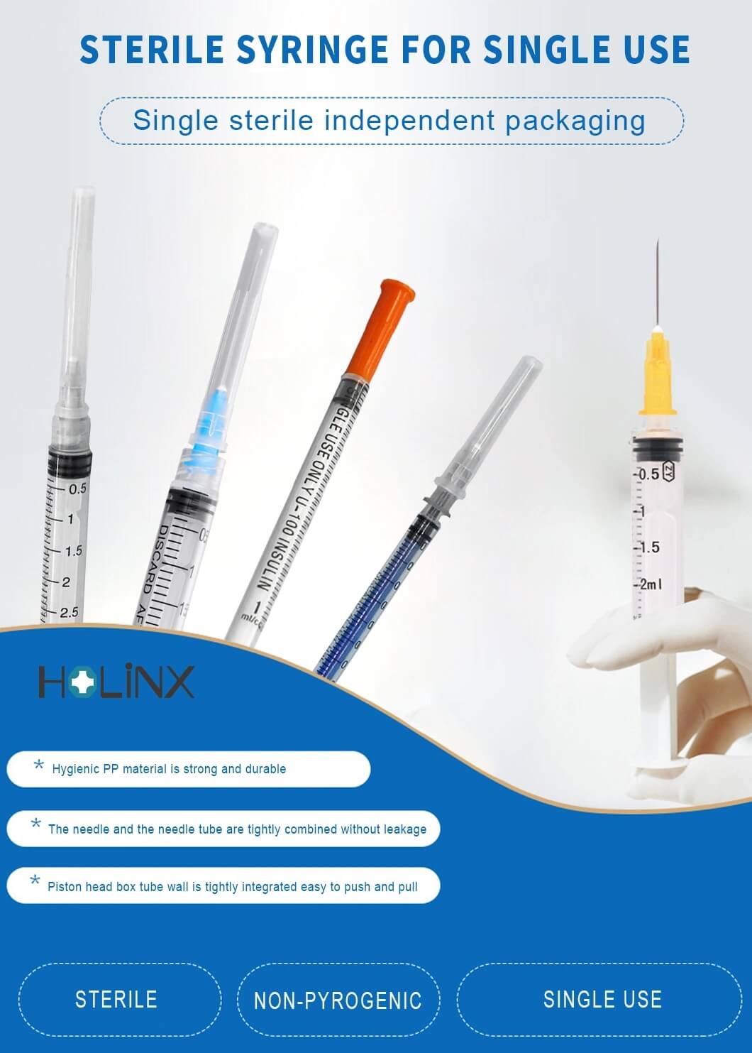 3ml Luer Lock Syringe without Needle