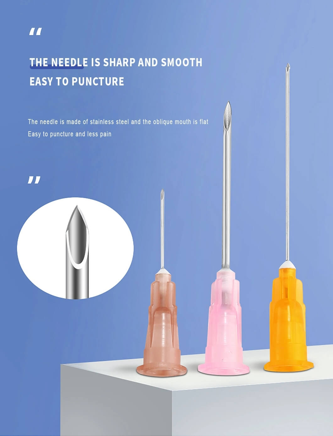 Disposable Luer Slip Syringe with Needle
