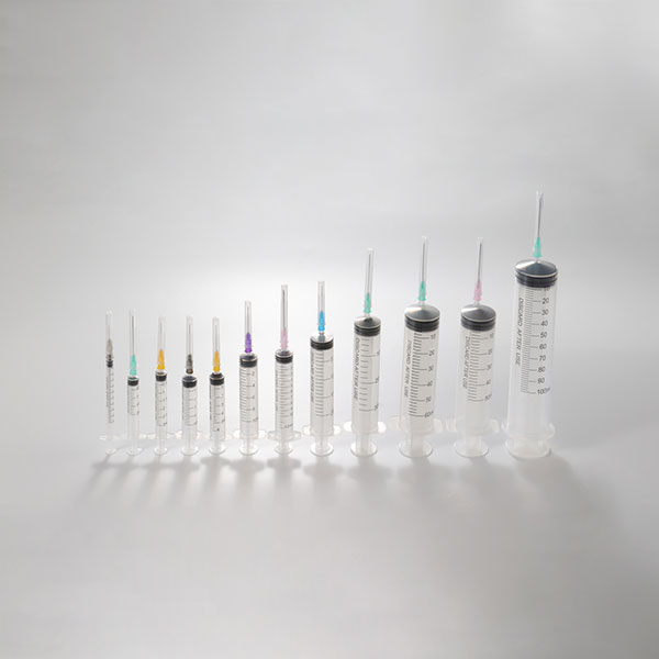 What is the process for sterilizing and disinfecting a 1 ml disposable syringe with needle?