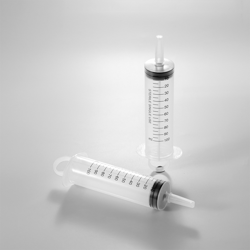 100ml Medical Disposable Sterile  Syringe with Catheter Tip