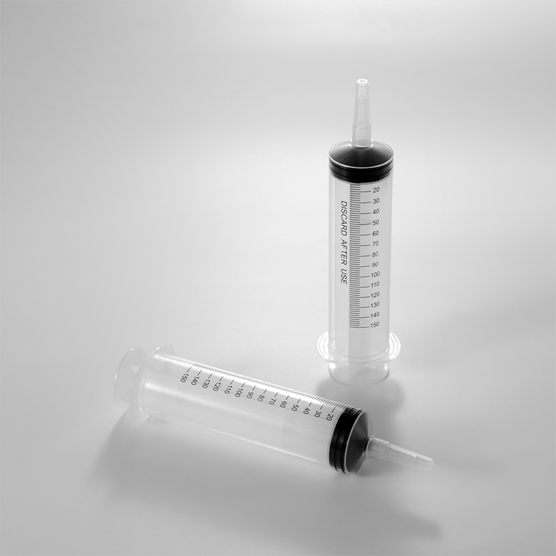 150ml Medical Disposable Sterile  Syringe with Catheter Tip